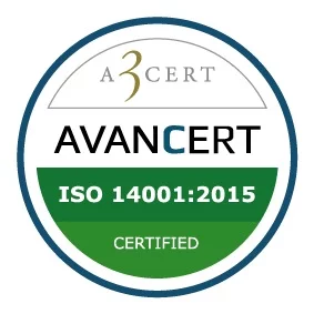 ISO 14001:2015 certificeret